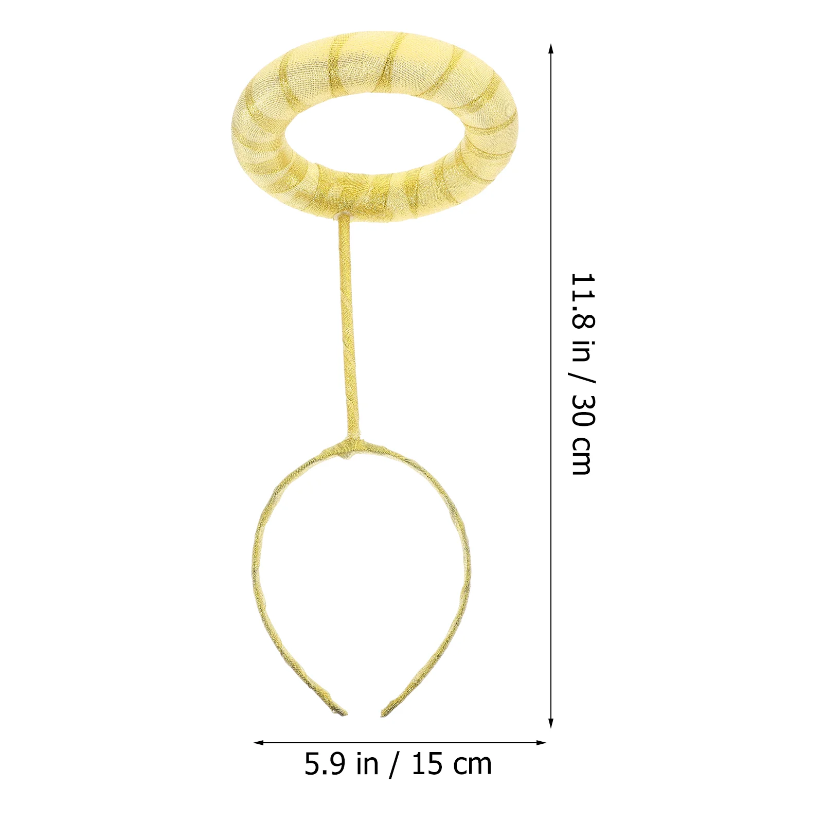 Anjo Headband com ângulo de cabelo Hoops, Cosplay Acessório, Traje Performance Prop