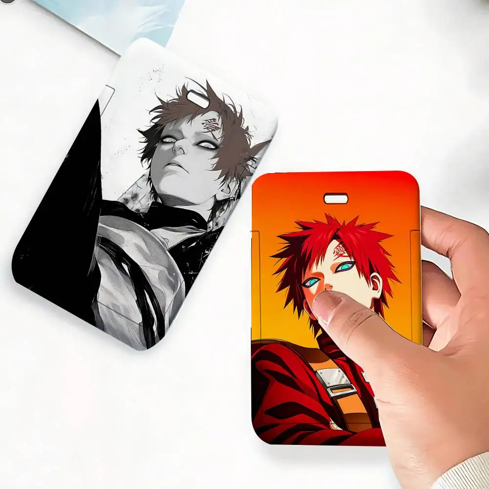 G-Gaara Card Holder, Leather Card Storage Box, Key Chain, Access Tag Holder, ID Card Holder, Key Chain