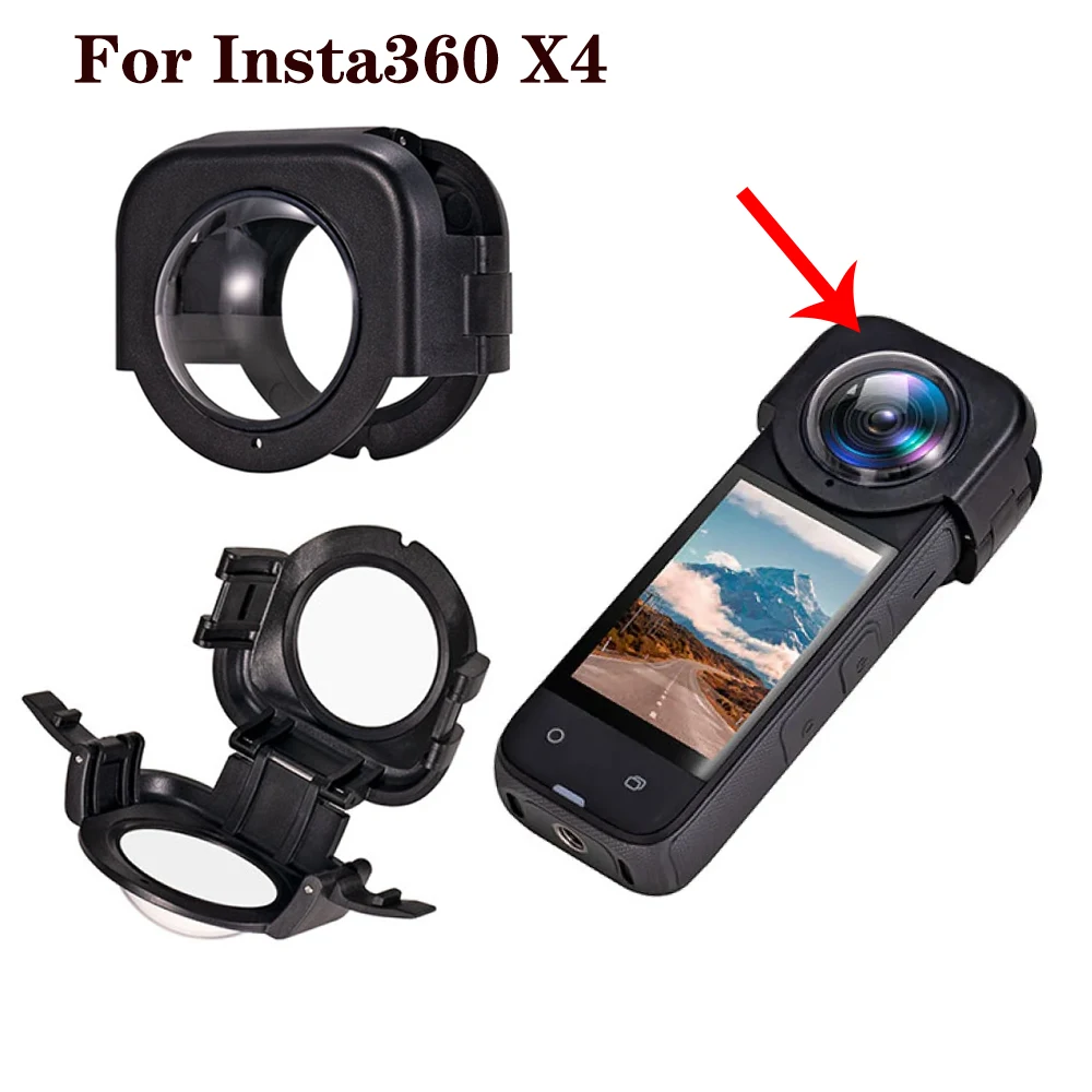 

For Insta360 X4 Lens Guards Accessories Anti-Scratch Tempered Glass Protective Case for Insta 360 X4 Camera Glass Lens Protector