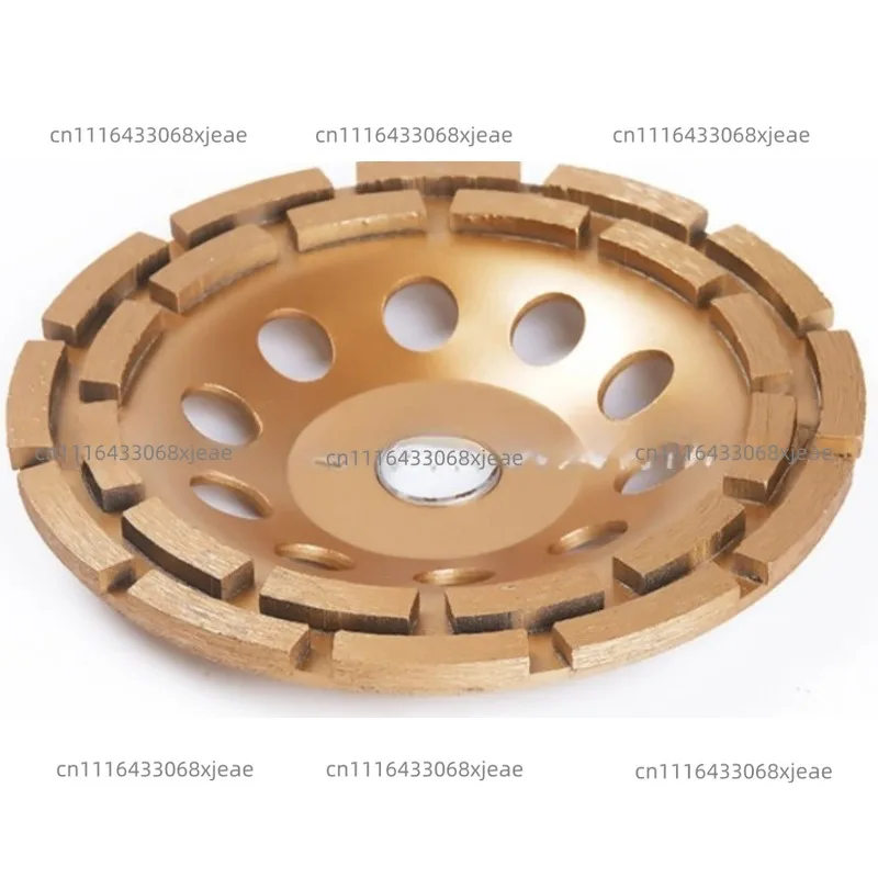 Concrete Diamond Double Row Grinding Wheel Marble Granite Angle Grinder Tool