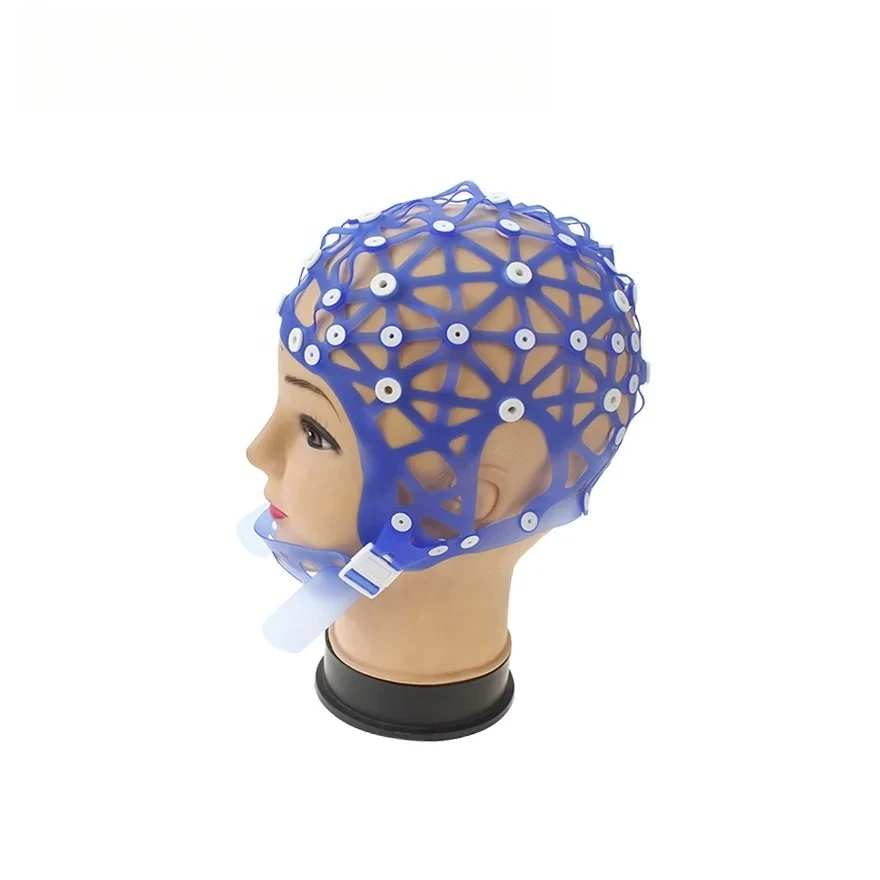 Uniquely Designed EEG Brain Hat with Low Electrode Accessories for Medical Consumables