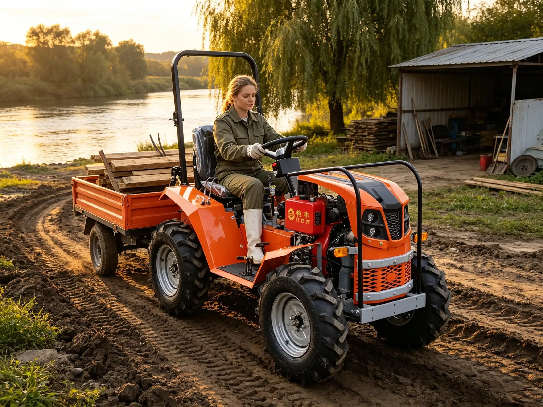Agriculture Farming Products - Traktor rolniczy z silnikiem diesla o