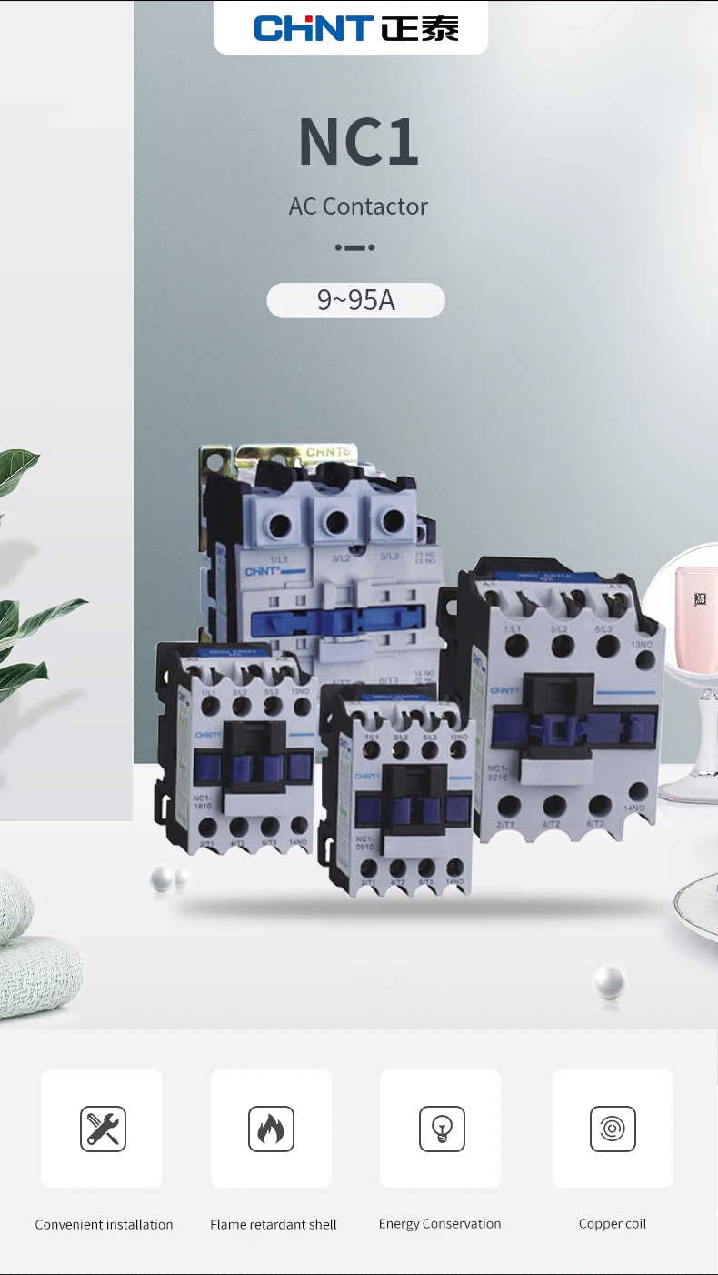 

With warranty Chint NC9 AC Contactor 1140V 1000 Amp Vacuum Contactor with Thermal Overload Relay and Protective Devices