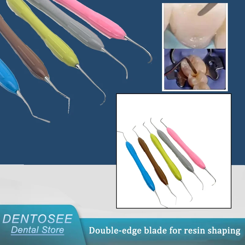 

Dental Tool Resin Spatulas Composite Instruments Dentist Lab, Silicone Resins Filler for Aesthetic Restoration Dental Material