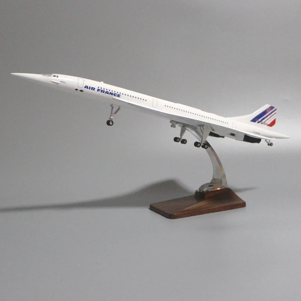 1-125 Scale Children Birthday Gift Toys Collections British Airways Concorde Metal Alloy Airplane Model 50cm UK Air Plane Model