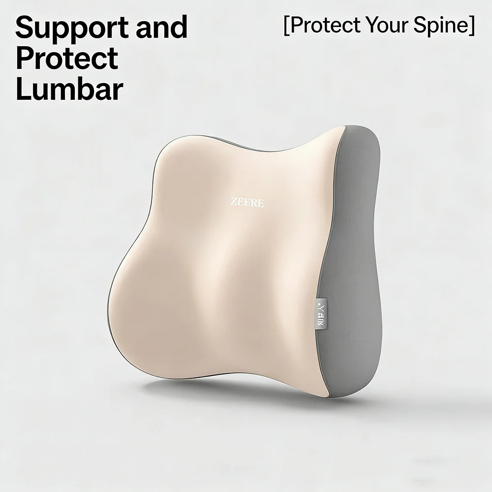 White lumbar support