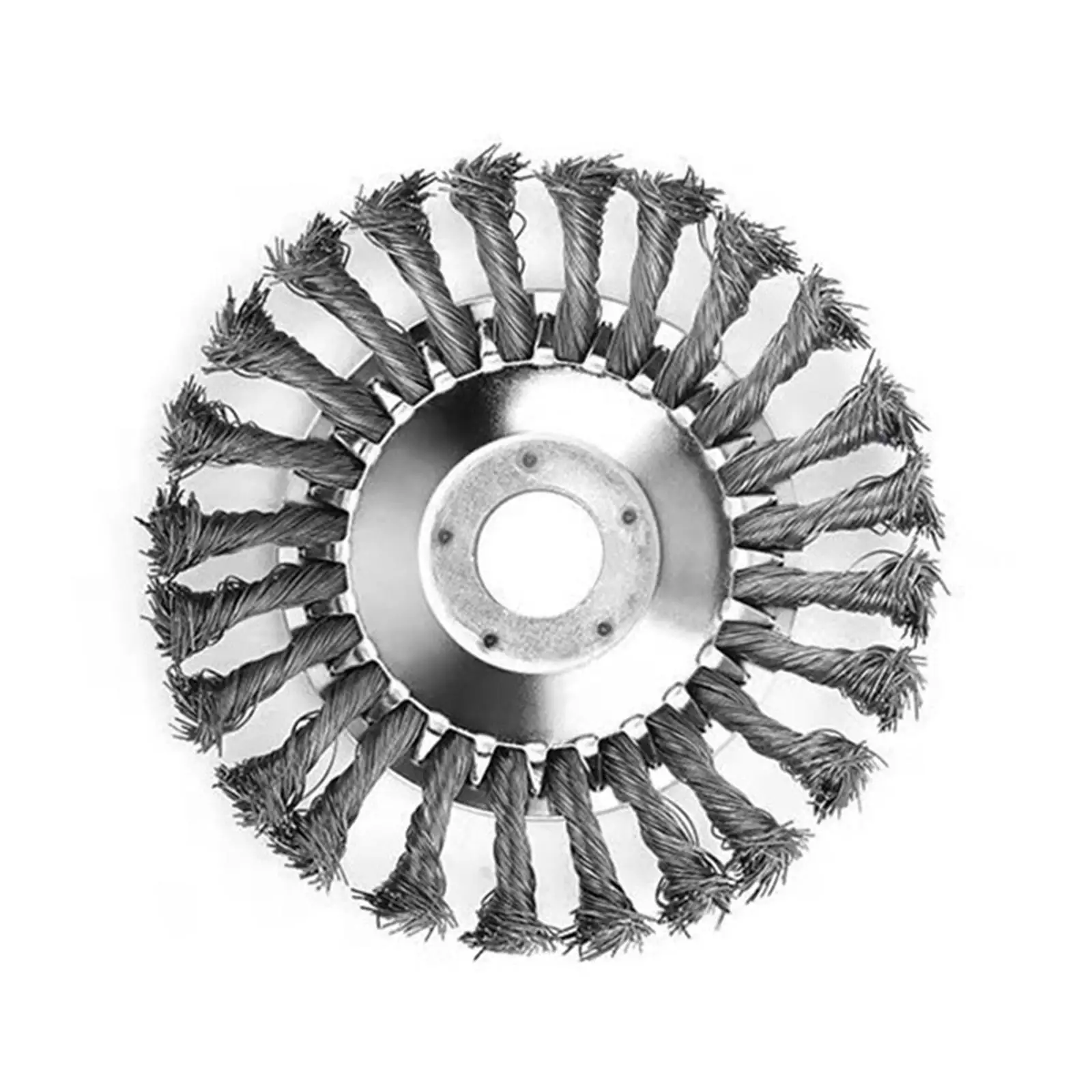 Wire Wheel Brush Disc Trimmer Head Grass weeds Brush Cutting Head for Paving