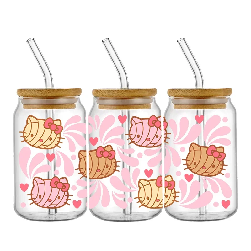 Personalize Cartoon Yellow Minions UV DTF Sticker For 16oz Glass Cup Wraps Transfer Sticker Custom Labels DIY Logo Selfadhesive