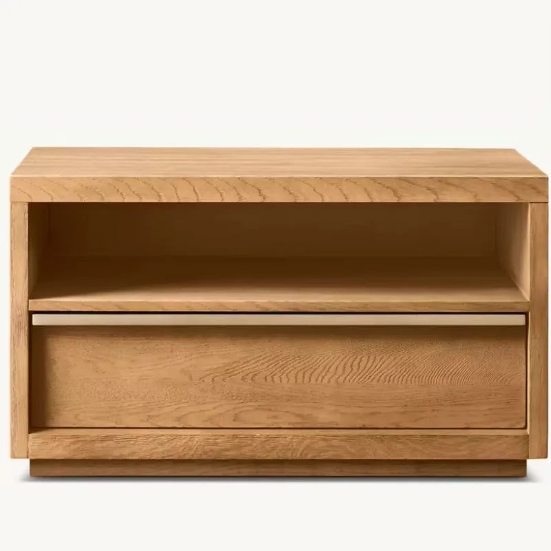 طاولة سرير مفردة من الخشب الصلب الفاخر - طاولة بجانب السرير فاخرة