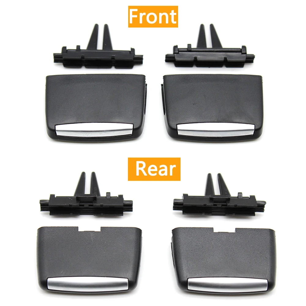 Kit de reparación de Clip de lengüeta de salida de ventilación de aire acondicionado, accesorios interiores de coche, centro delantero y trasero,