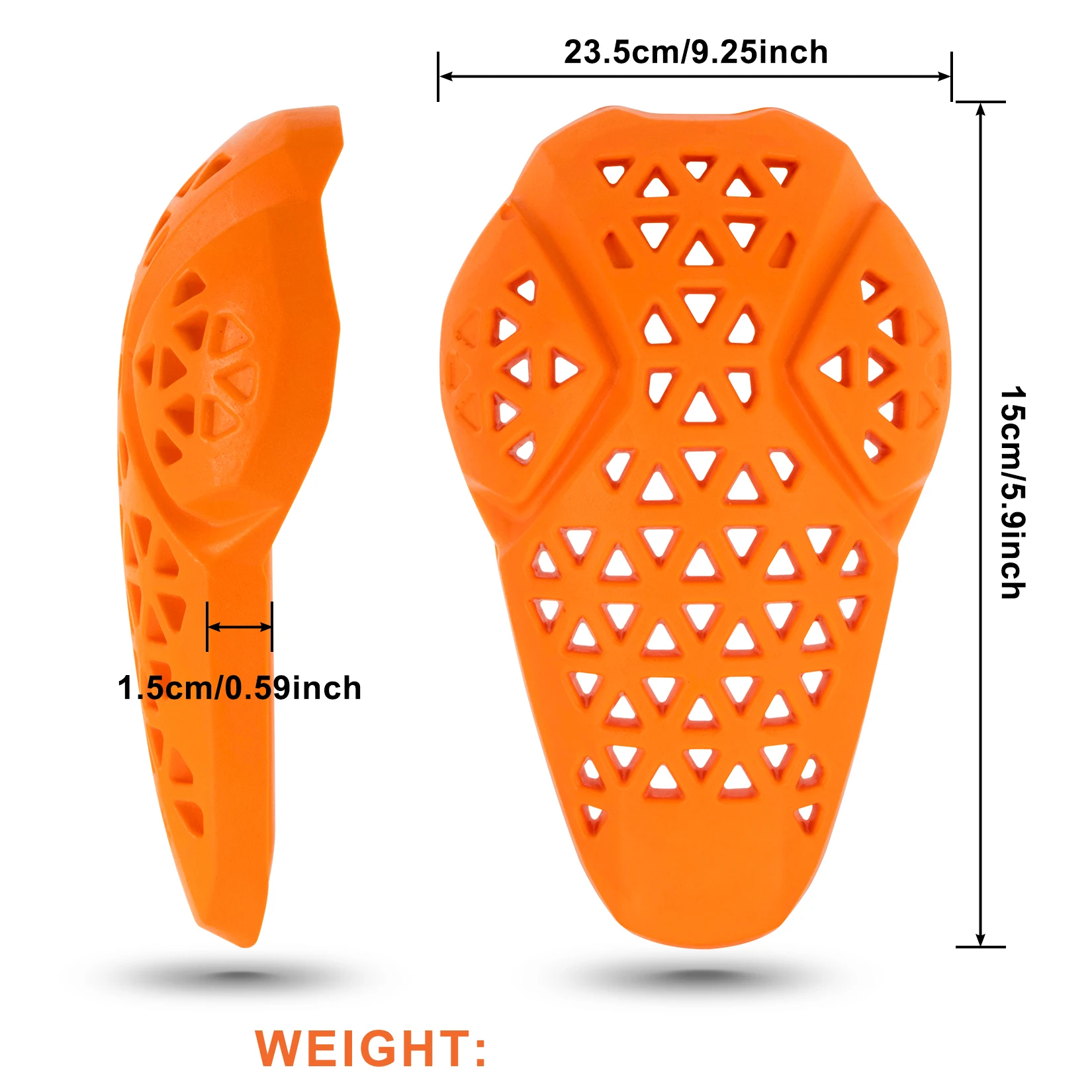 CE Level 2 Motorcycle Armor Jacket Inserts Motorcycle Jacket Pads Universal for Motorcycle Jackets Shoulder Protector Pad view 3