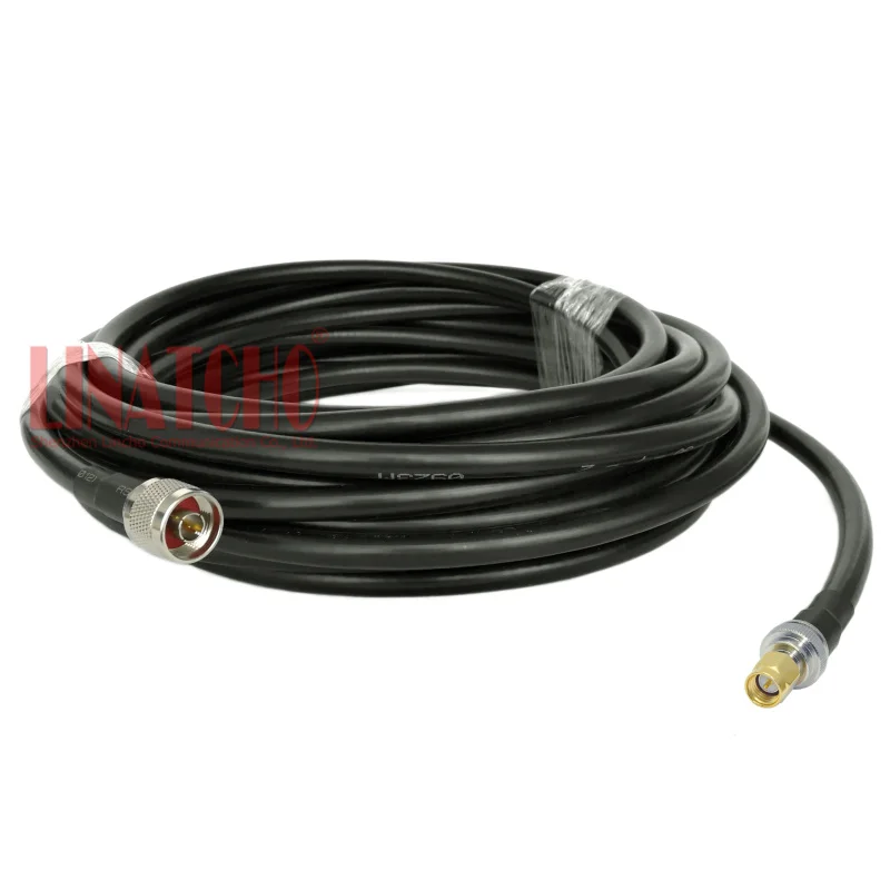 

10 Meters RG213 SYV-50-7 RF 50Ohm N Male to SMA Male Connector Antenna Coaxial Cable