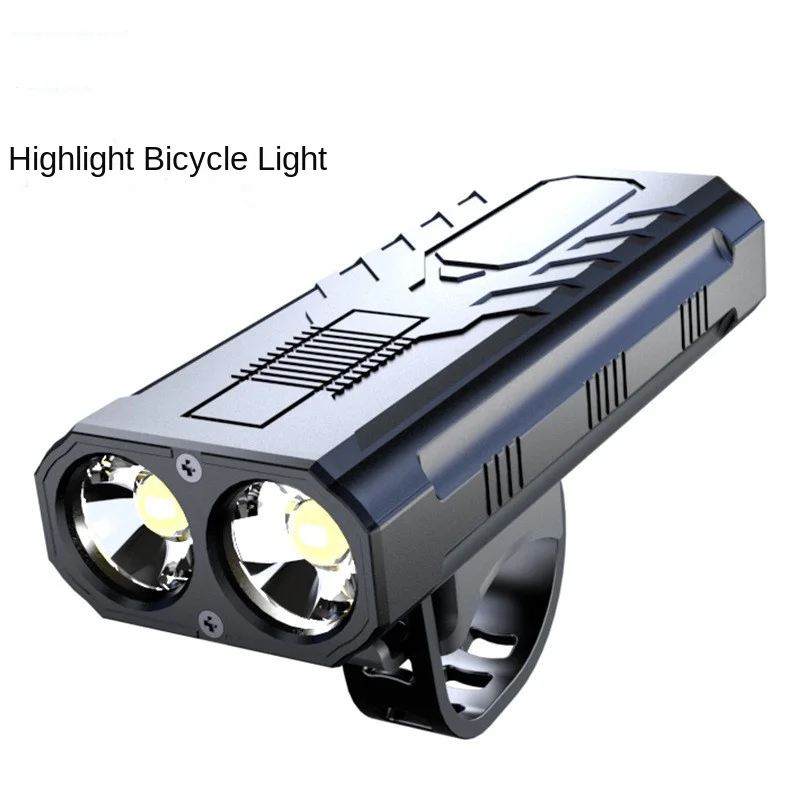 Strong Light Two-In-One Waterproof Lighting Flashlight Bicycle Headlight Night Riding Super Bright Student Mountain Night Light