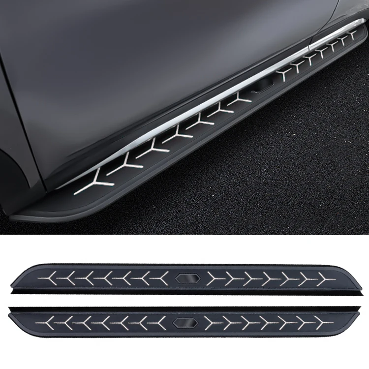 2pcs fit for Toyota Land Cruiser Prado J250 2024 2025 Side Step Running Board Nerf Bar Aluminium Pedal (with Brackets)