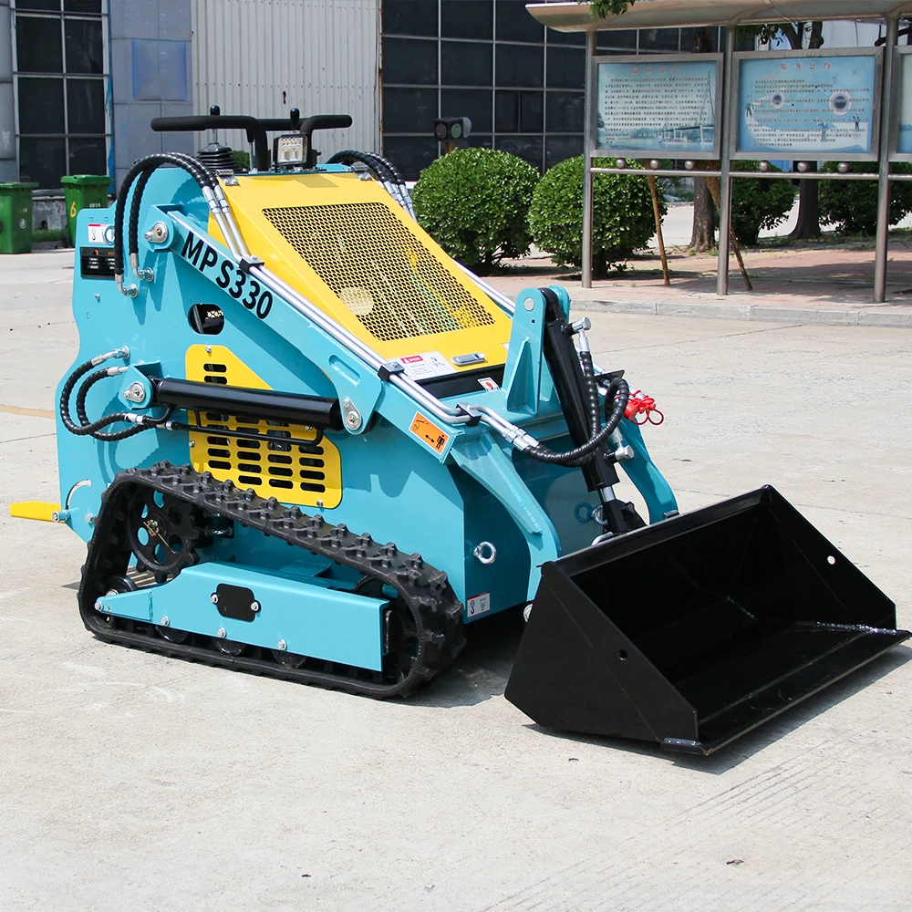 Подставка — мини-погрузчик мощностью 13,5 л.с. EPA — сертифицированный двигатель, в сочетании с вилками для поддонов — простота в эксплуатации!