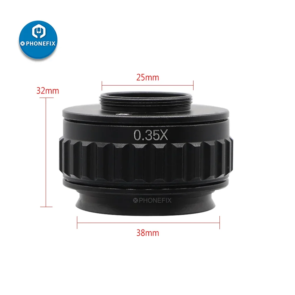 51MP 48MP 2K 1080P kamera przemysłowa HD czujnik 4K IMX377 HDMI USB kamera wideo z mikroskopem konwerter CTV 0,35X 0,5X C mocowanie obiektywu do Simul ogniskowa Zoom Trinocular mikroskop stereo — zdjęcie 7