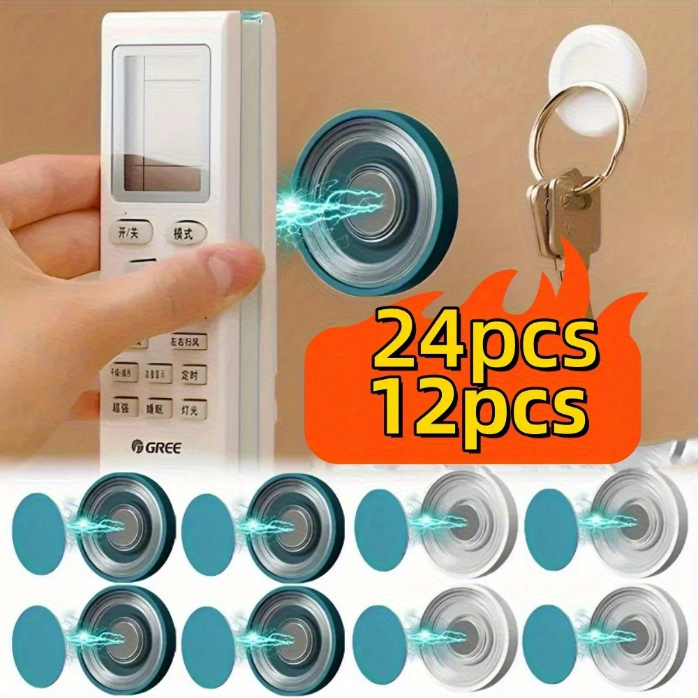 New Strong Magnetic Hooks Home Office Wall-mounted Remote Control Magnet Holder Keys Anti-Lost Hanging Hanger Organizer Hook