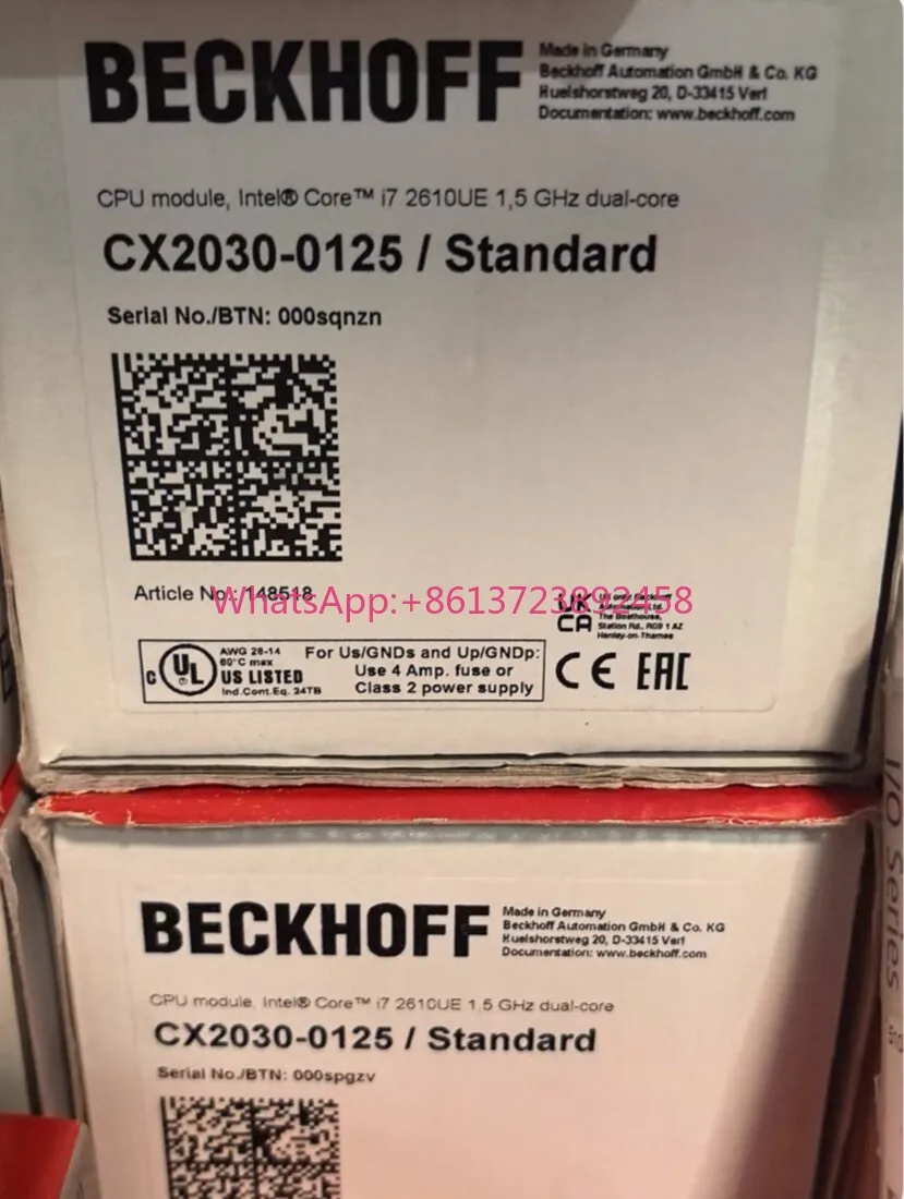 

CX2030-0125 Beckhoff host PLC controller, high quality