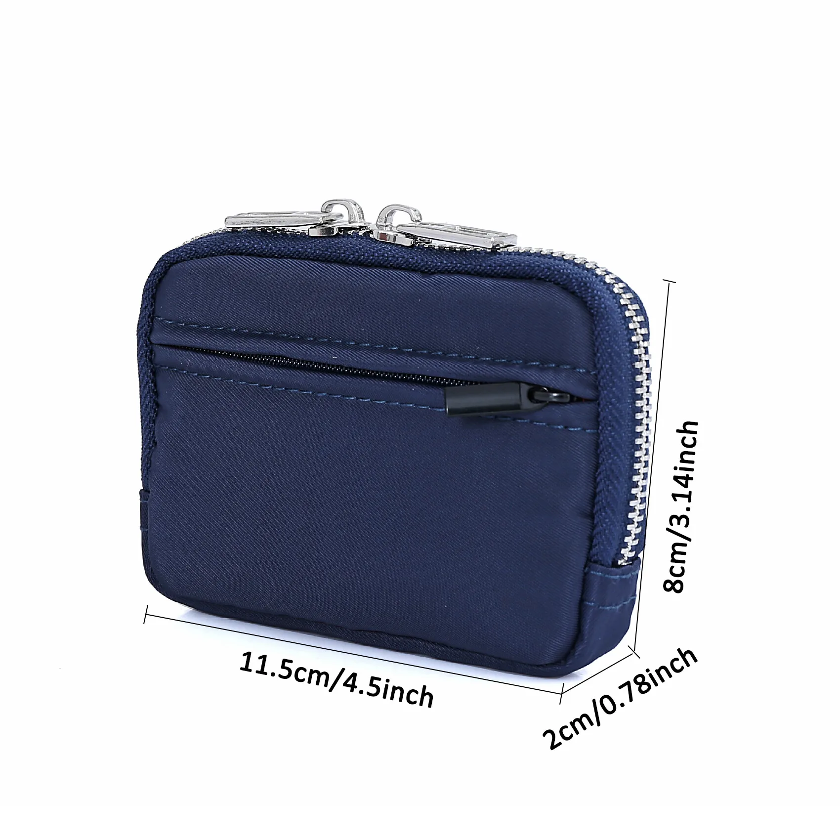 Portable Sports Zipper Storage Small Moneybag Anti-splash Mini Keys Holder Cards Coins Pouch Mens Leisure Travel Wallet