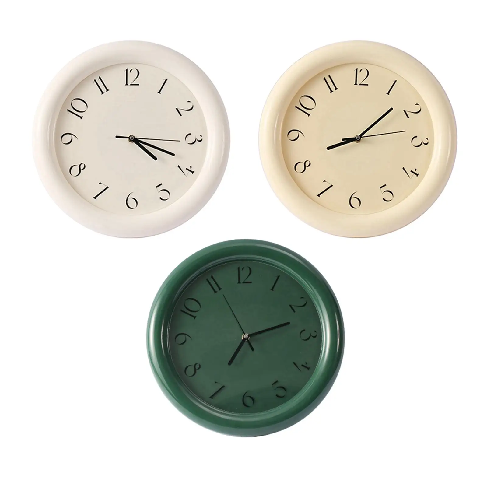 Wall Clock Non Ticking Creative Fashion Small Clock Decorative Clock Mute Clock for Dining Room Indoor Office Study Bedroom
