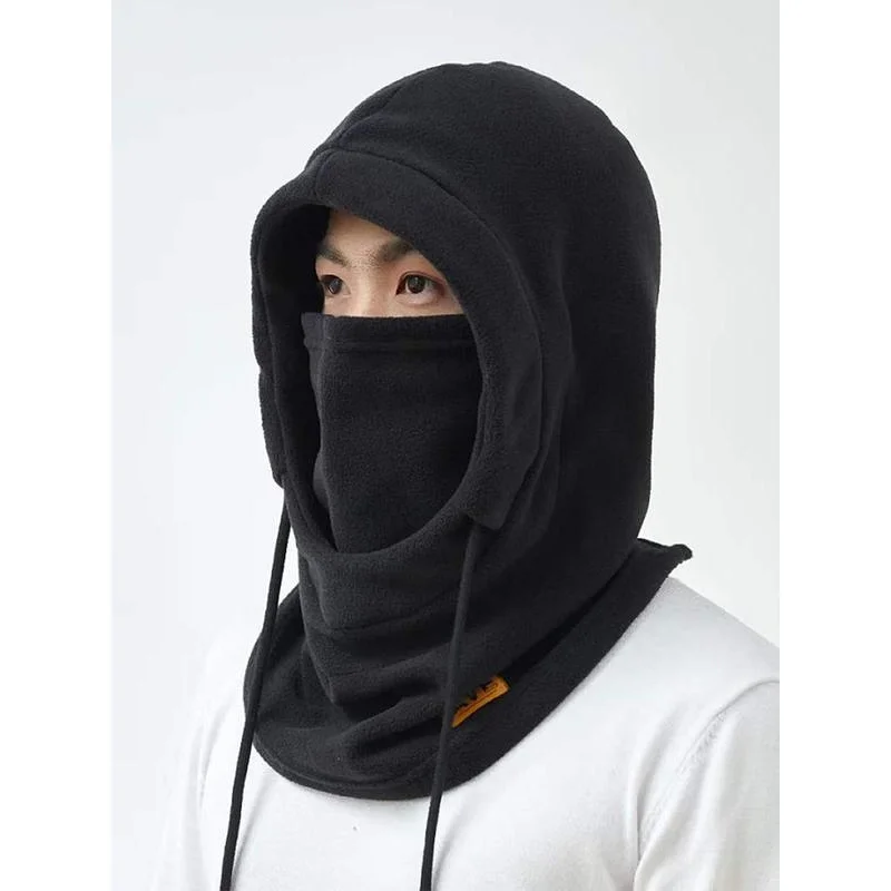 Unisex Street Trend Hooded Hat with Neck Gaiter, Hats for Women, 2 in 1 Trendy Versatile,Balaclava Mask, All-match Y2k Cute Acce