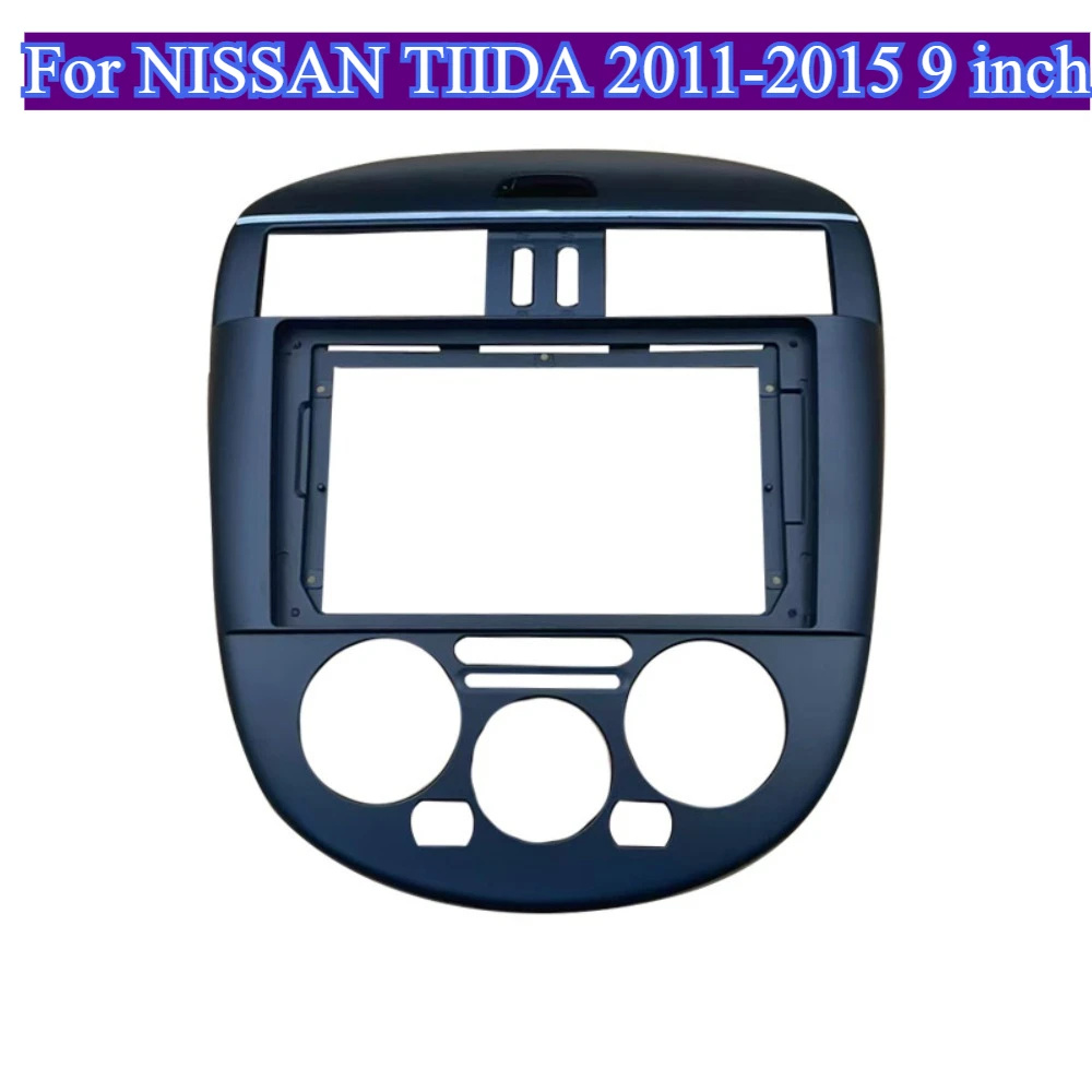 

For NISSAN TIIDA 2011-2015 9'' Audio Center Console Frame Dashboard Mounting Bracket Fit Dashboard Sleek Design Auto Enthusiasts