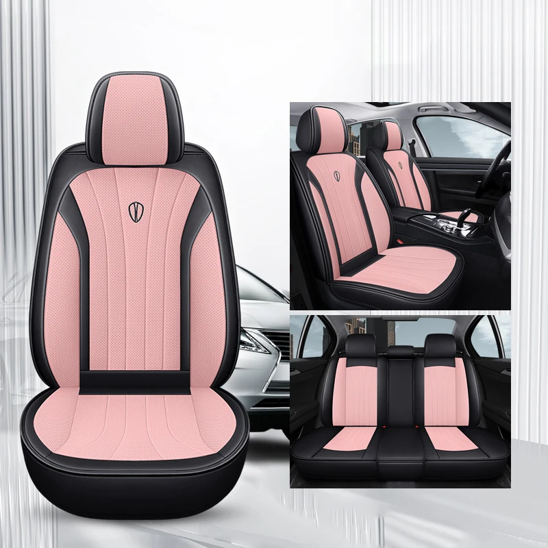 

Universal Car Seat Cover Full Set For Dodge Caliber Challenger Journey PU Leather Cushion Auto Accsesories Interior Protector