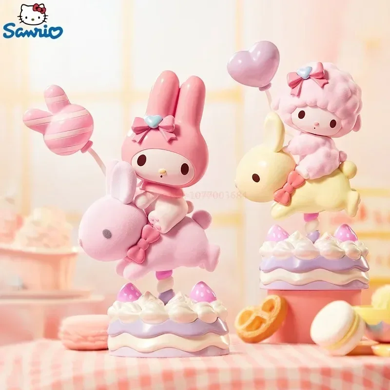 Original Sanrio My Melody My Sweet Piano Figure Sweet Party Series Pvc Model Toy Collection Decoration Lovely Kids Birthday Gift