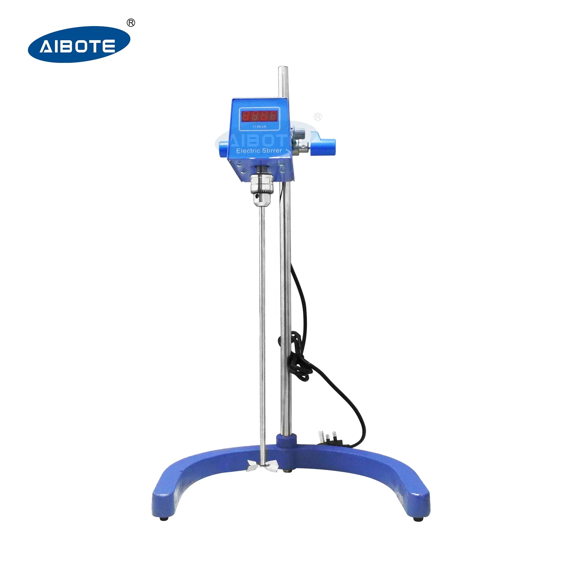 

Laboratory overhead liquid stirrer mixer with Timer 0-9999min