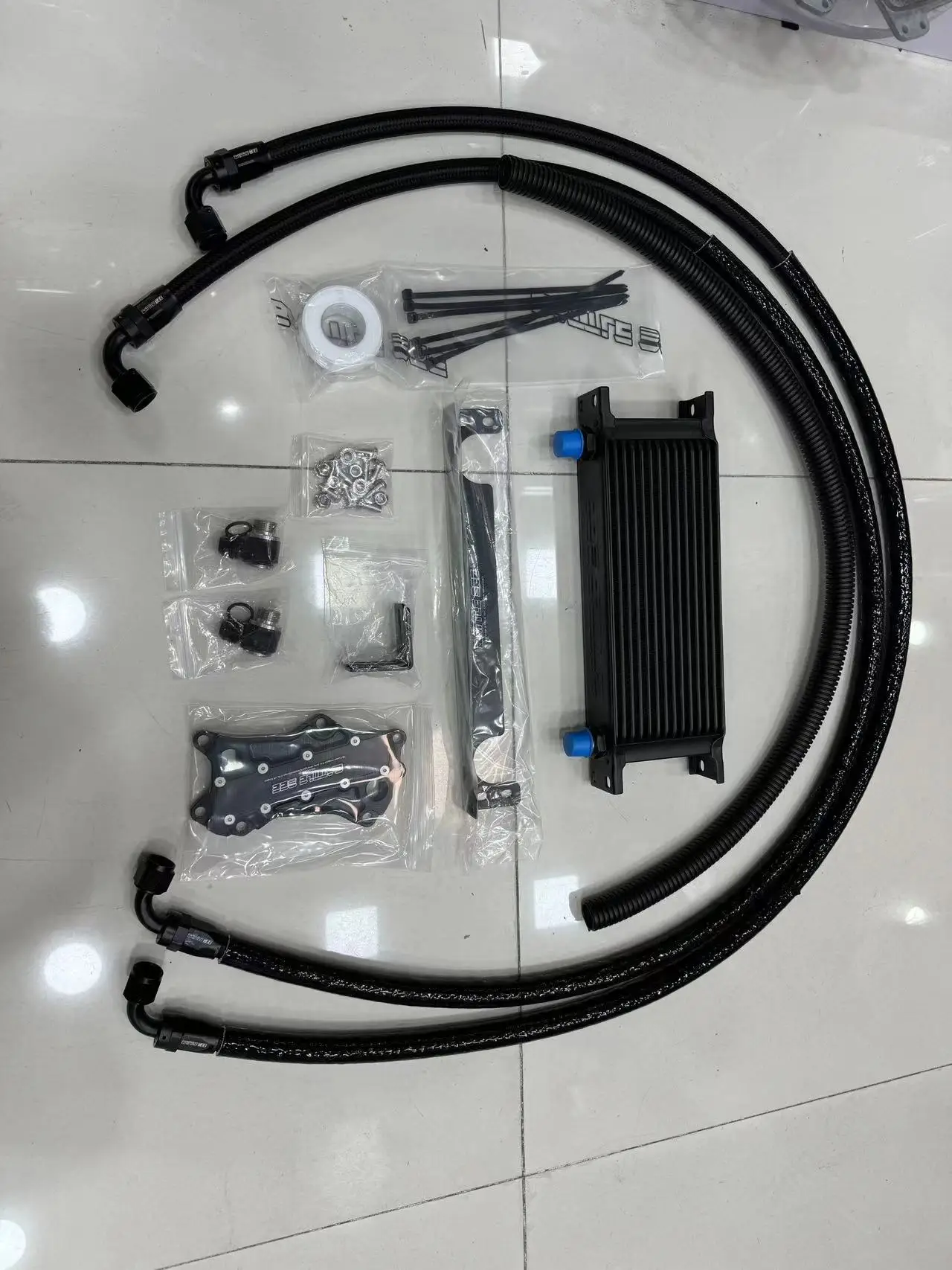 Engine Oil Cooler Kit for Jeep Wrangler Chrysler Dodge Challenger Ram Adapter Assembly 3.6L V6 Engine