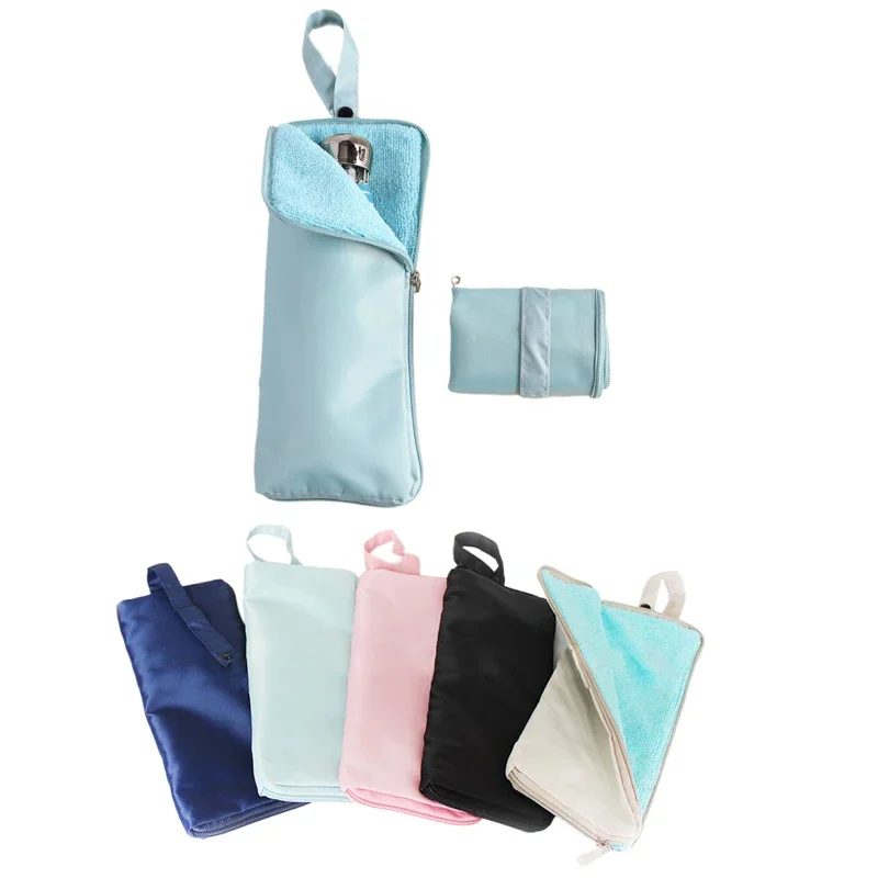 Small Fresh Print Pattern Umbrella Storage Bag Clutch Type Absorbent Folding Umbrella Bag Go Out Portable Waterproof Storage Bag