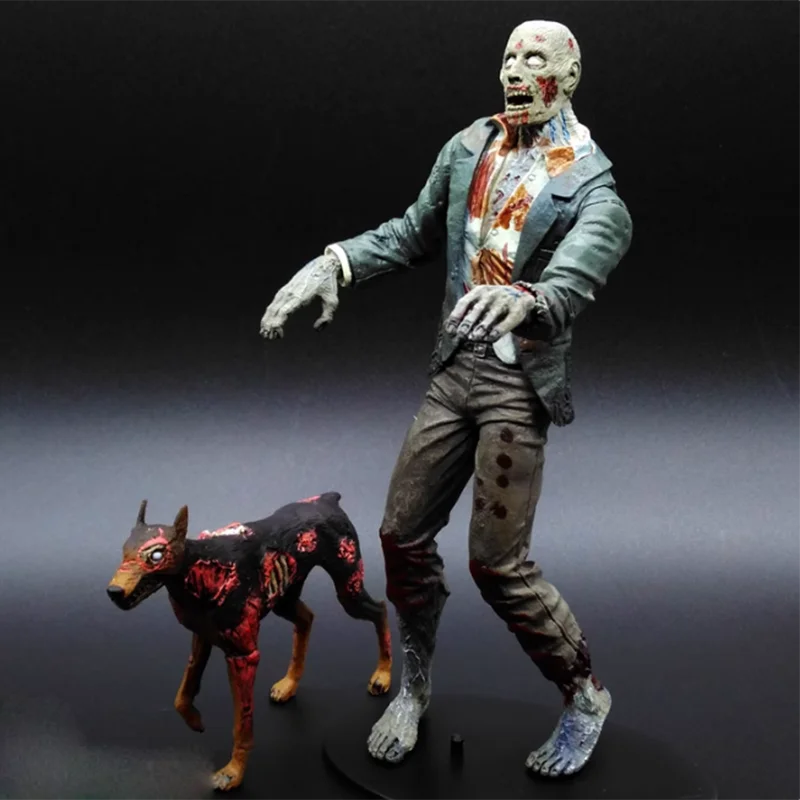 

Height 18CM 1:12 Scale Soldier Zombies Undead dog 7-inch Movable Figure Scene Static Decoration Gift Souvenir