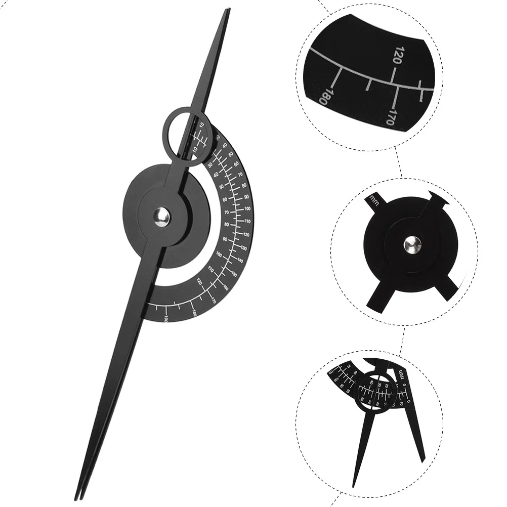 1pc Righello di misurazione del sopracciglio Strumento di posizionamento del sopracciglio in acciaio inossidabile per la mappatura del trucco Microblading Tattoo Stencil Roller