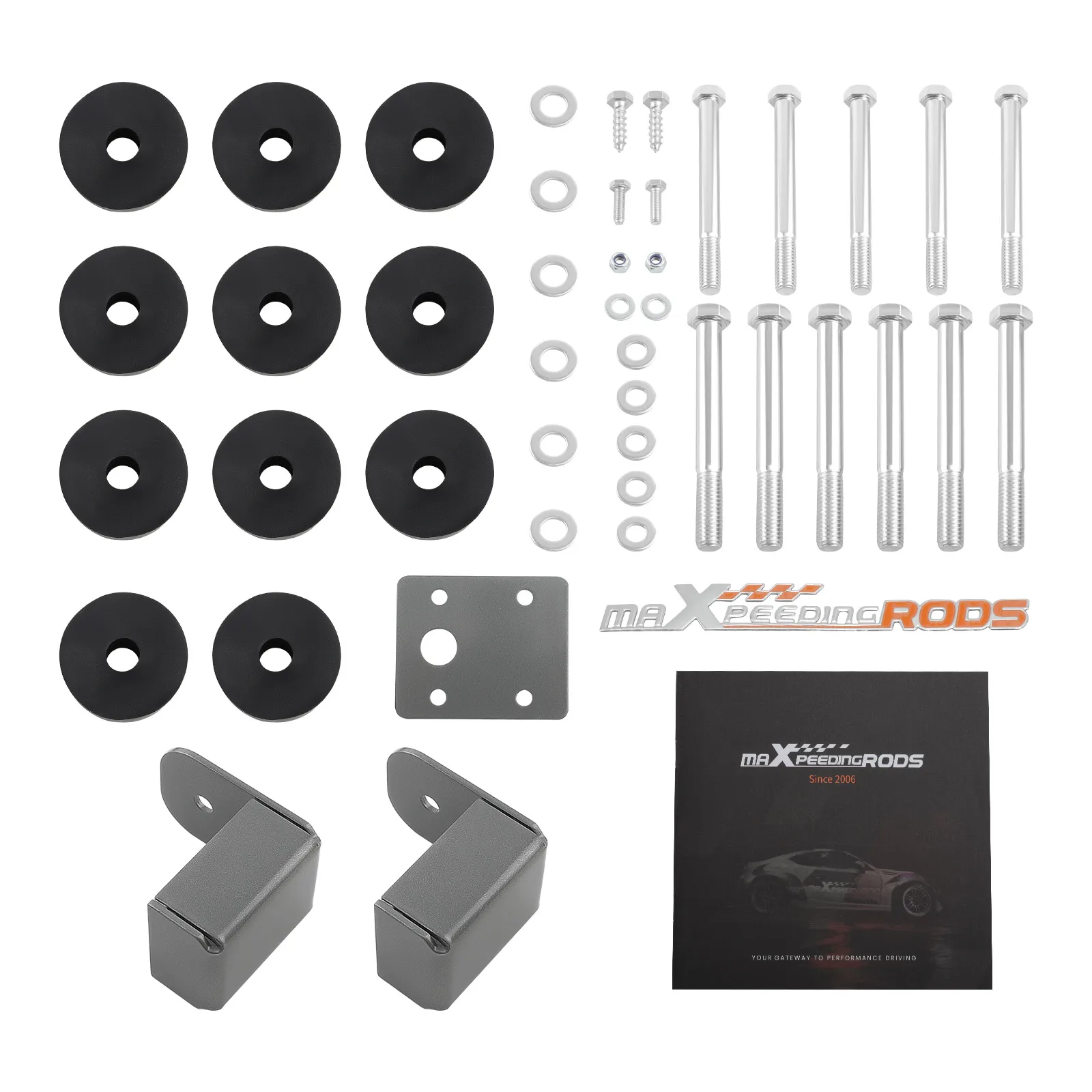 1.25 inch Body Lift Kit for Jeep Wrangler TJ 4WD 1997-2006 for For Jeep Wrangler TJ Unlimited 4WD 2004-2006