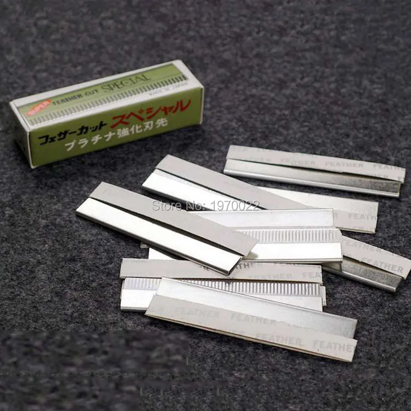 Pro 100 Uds. Raspado dedicado para dar forma a las cejas, juego de cuchillas de afeitar desplumadas, herramientas de maquillaje de belleza