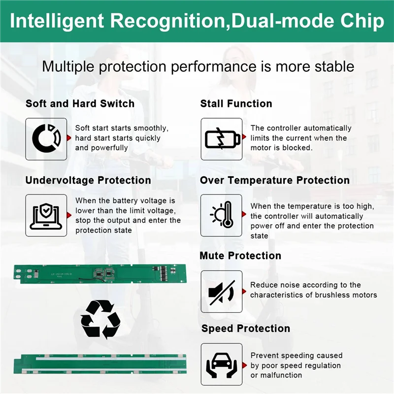 2X10 سلاسل من 36 فولت ثلاثة يوان 20A سكوتر كهربائي قابل لإعادة الشحن 18650 بطارية ليثيوم بركة لوح حماية