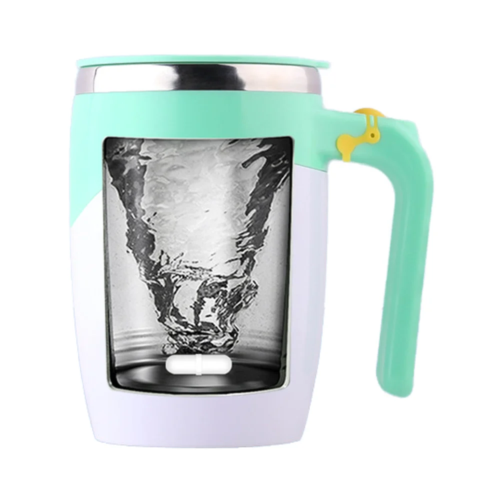 Inteligente novo copo de aço inoxidável tampa magnética automática auto-agitando garrafa de café copo de bebida perfeito acessório de volta às aulas