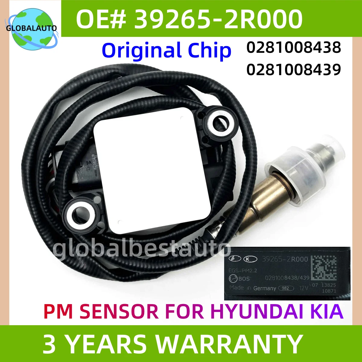 

Датчик PM (датчик твердых частиц) 39265-2R000 0281008438 0281008439 для KIA SORENTO IV 2.2 CRDi 4WD 2020-