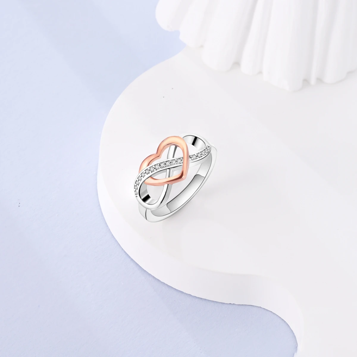 925 Sterling Silver Wide Rings For Women Cocktail Ring Palm Turtle Paw Heart Wedding Anniversary Fine Jewelry Gift image 3