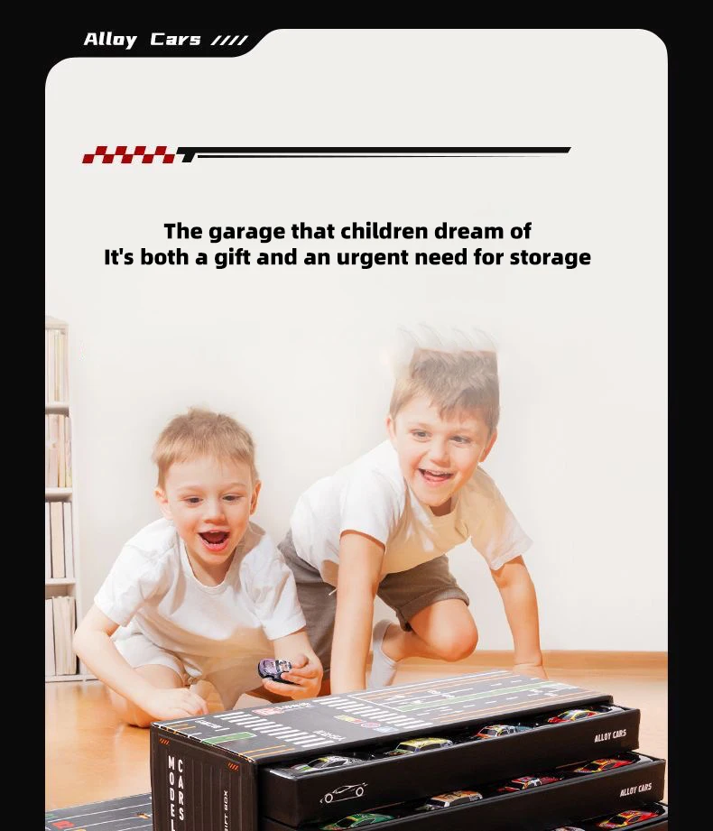 Geschenkbox-Version: 48-teiliges Legierungsauto-Set, Kinderspielzeugauto, Blechauto, Rennmodell, Klassisches Automodell, Weihnachtsgeschenk – Detail 9