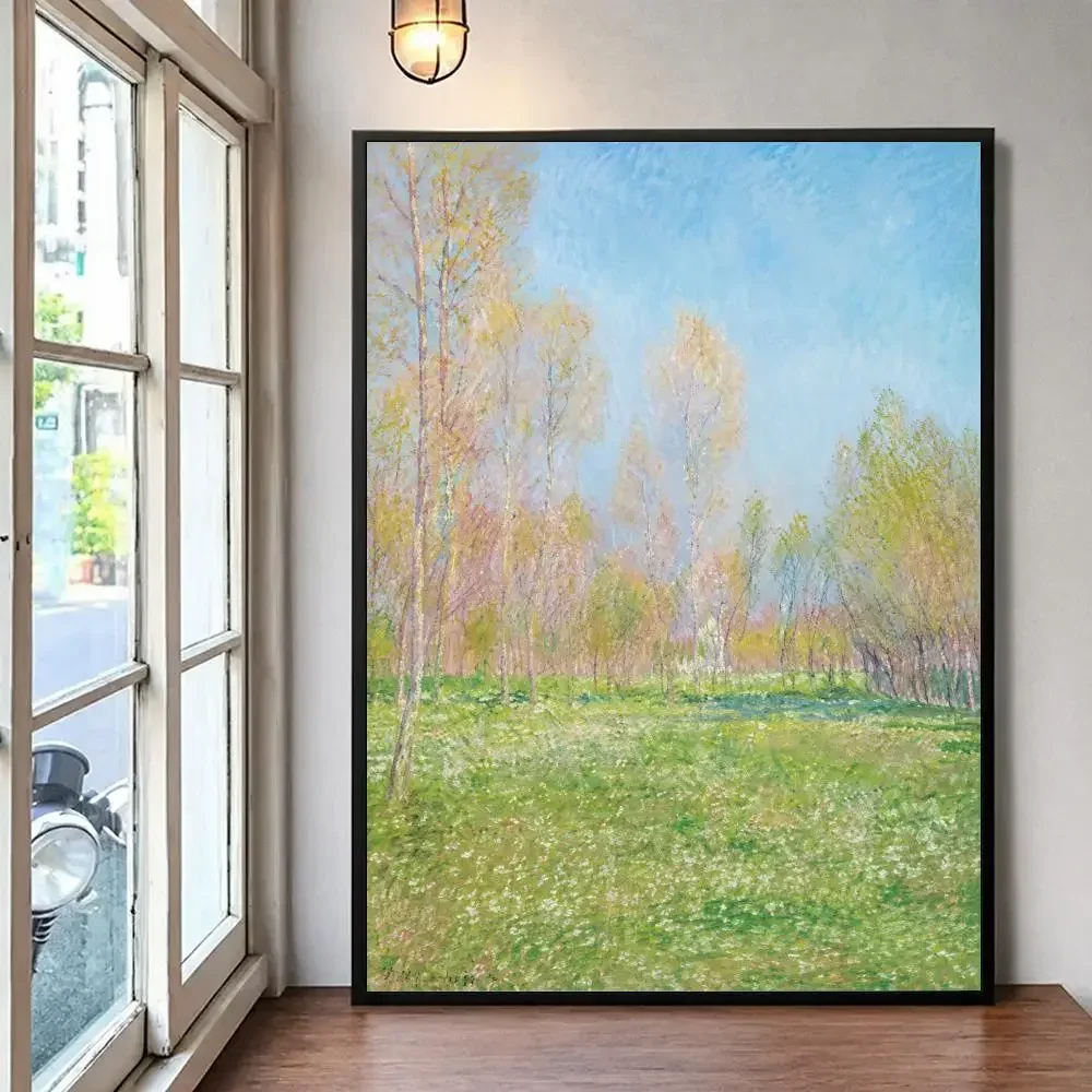 Artist Classic C-Claude Monet Poster Self-Stick Bedroom Dorm Office Gaming Room Studio Decor Gift