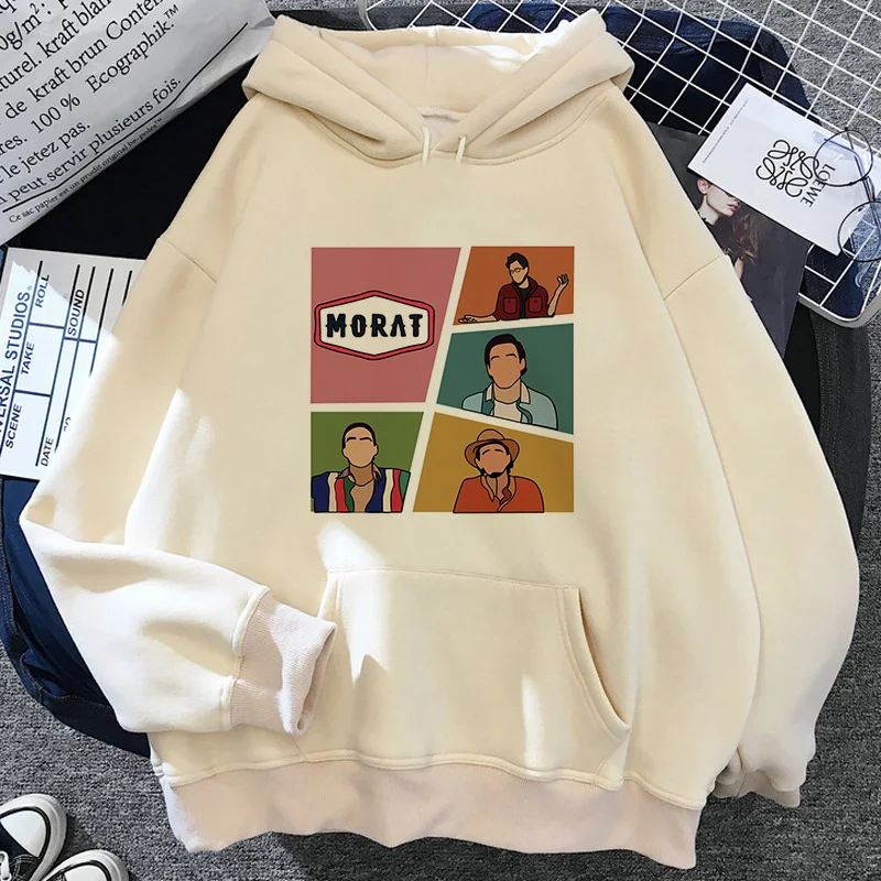 Morat Hoodies Male Hip Hop Graphic Manga Vintage Male Sweatshirts Ulzzang