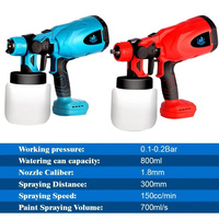 800ML Cordless Electric Spray Gun Portable Household Disinfection Easy Adjustbale Knob Paint Sprayer For Makita 18V Battery