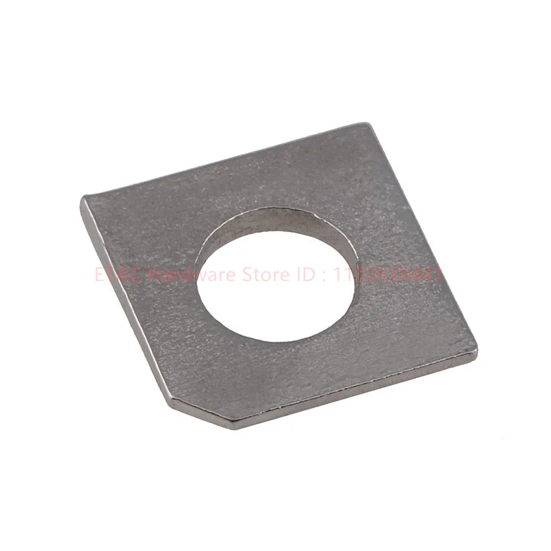 GB853 M6 M8 M10 M12 M14 M16 M18 M20 M22 M24 M27 M30 304 Stainless Steel Square Bevel Washer Square Taper Gasket For Slot Section