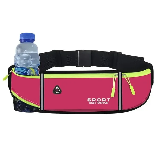Outdoor Running Waist Bag for Mobile Phone Light and Thin Fitness Cycling Water Bottle Waist Bag with Three Waterproof Pockets Outdoor Running Waist Bag for Mobile Phone Light and Thin Fitness Cycling Water Bottle Waist Bag with Three Waterproof Pockets
