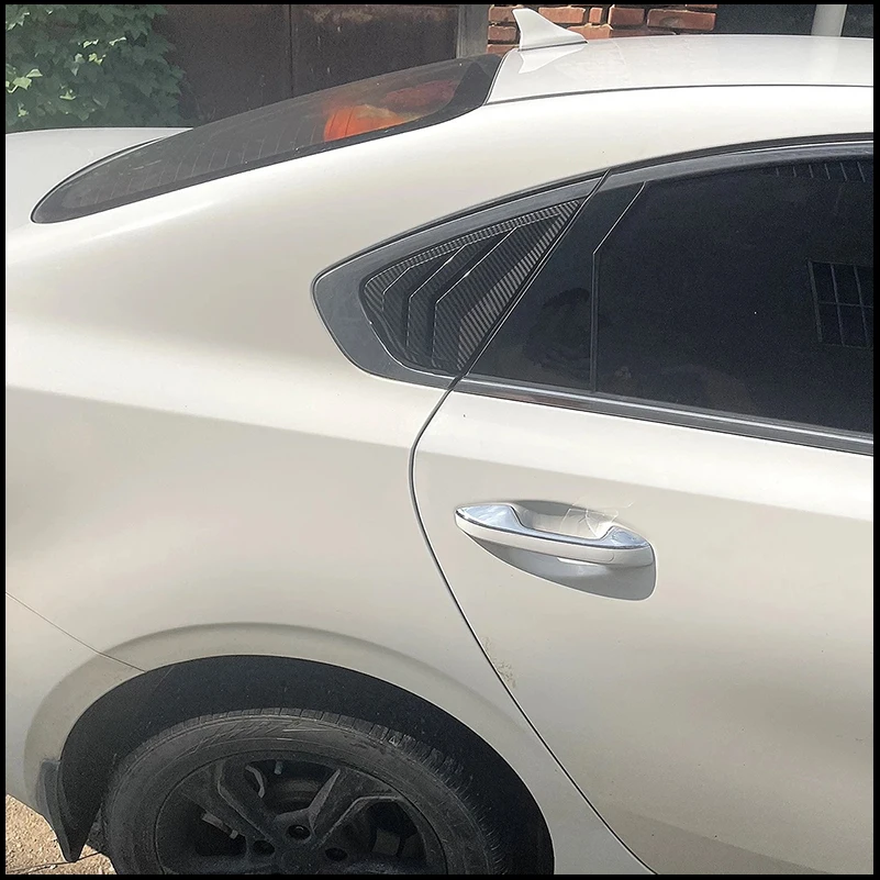 

Car Styling For KIA Cerato Sedan 2019-2022 Rear Triangular Window Blind Shades Louver Shutter Cover Trim Auto Accessories