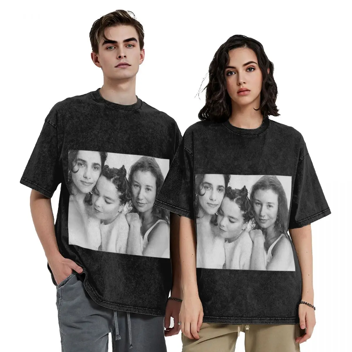 

Rare B_amp_W Portrait of Bjork, PJ Harvey, and Tori Amos T-Shirt cute clothes T-shirt men