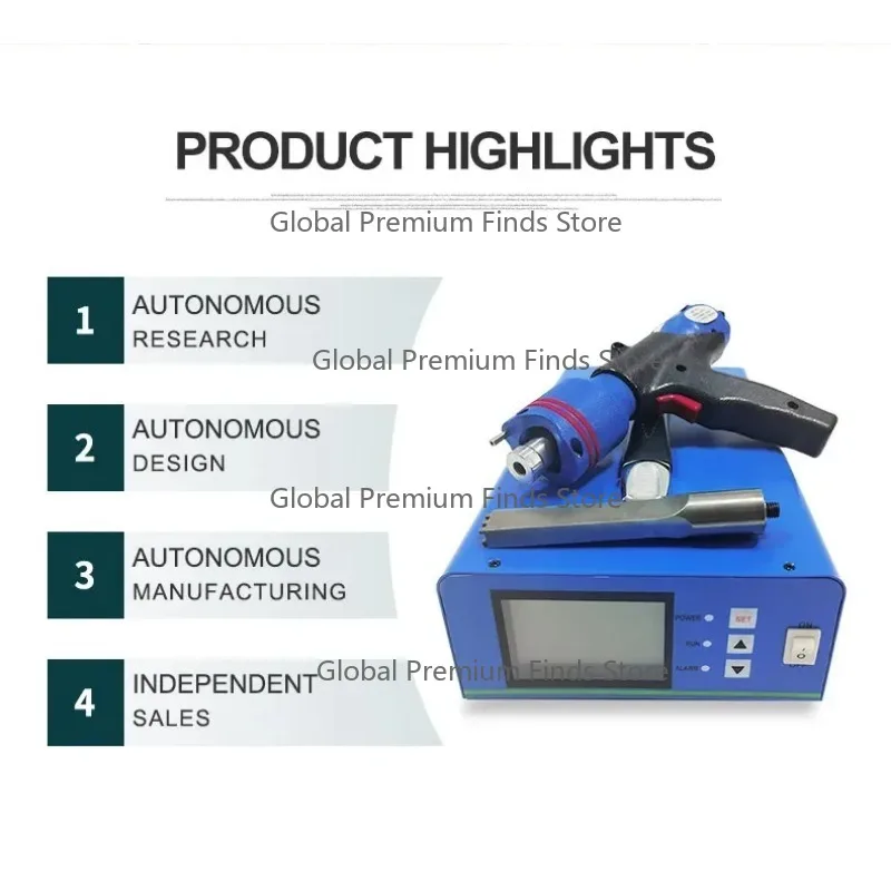 

1200W Portable Ultrasonic Plastic Spot Welder | Handheld Welding Equipment