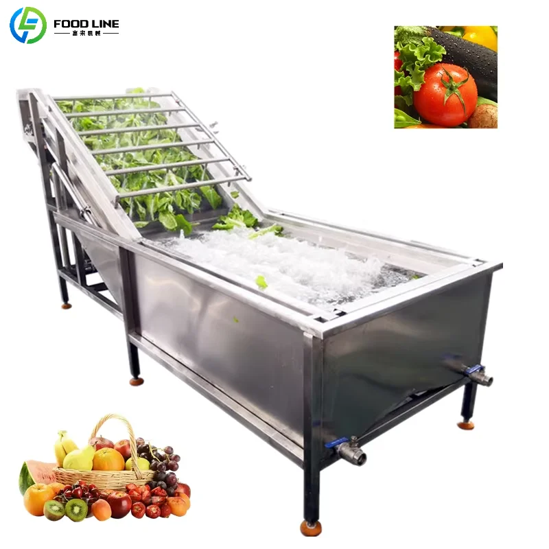 

Customized High Quality Vegetable and Fruit Cleaning Processing Machines Washer Potato Ginger Fruit Bubble Washing Machine