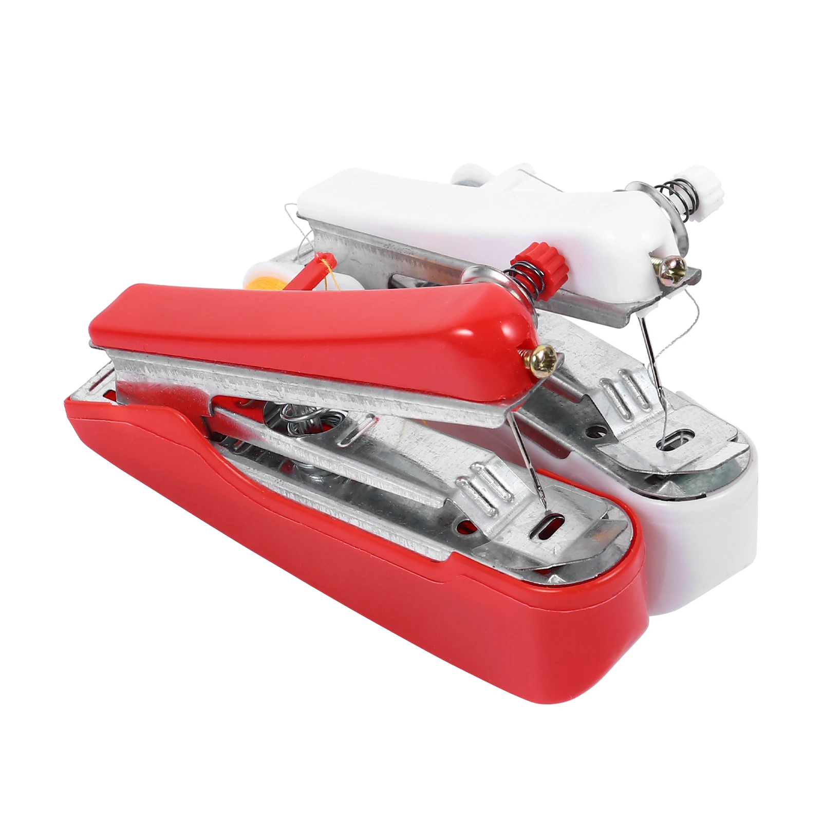 

Mini Sewing Machine Portable Handy Stitching Tool for Kids Beginners Travel Clothing Fabric Wool Curtains Lightweight Compact